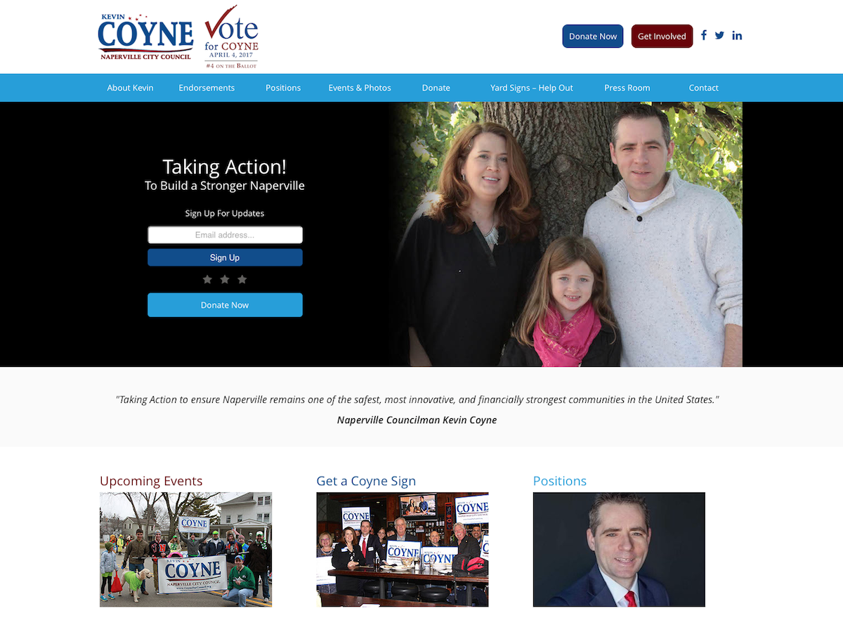 Naperville City Council Campaign Marketing and Web Design Naperville City Council Campaign Marketing and Web Design
